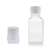 EZBio® 250mL PETG Square Bottle with Tamper-Evident Cap  Foxx Life Science |  Img | Foxx  Life Sciences